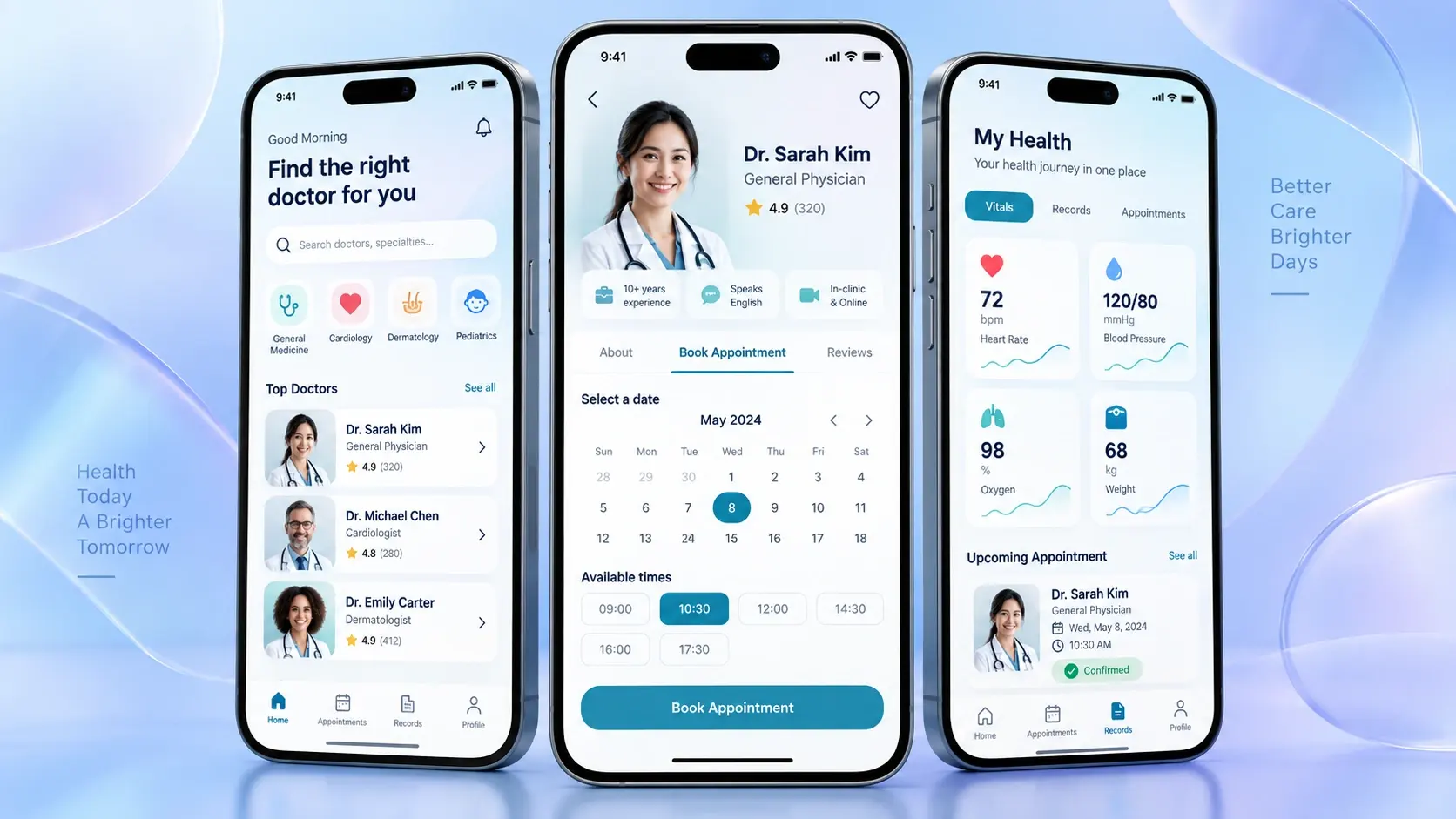 App Đặt Lịch Khám & Chăm Sóc Sức Khỏe / Spa