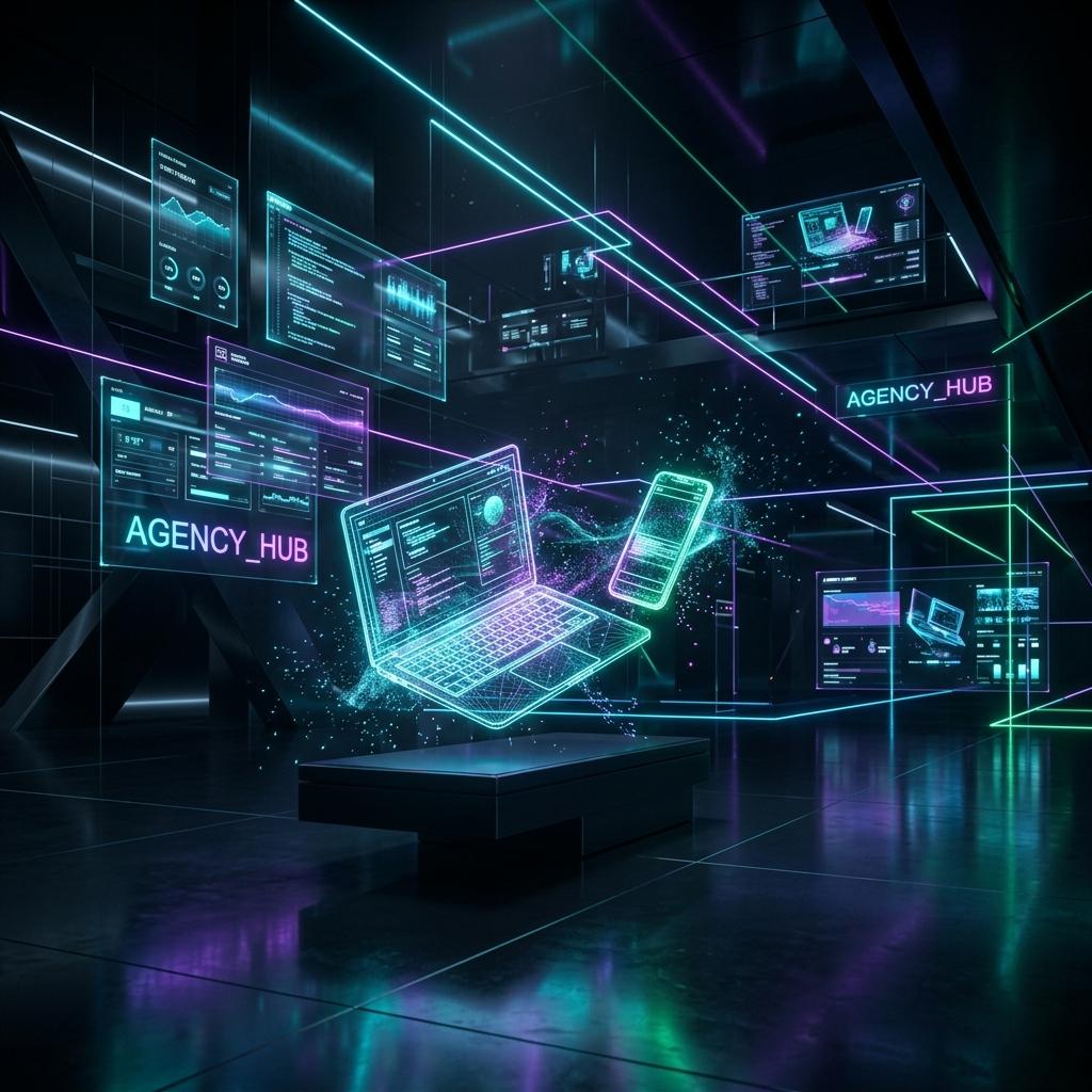 AI Automation 3D Showcase
