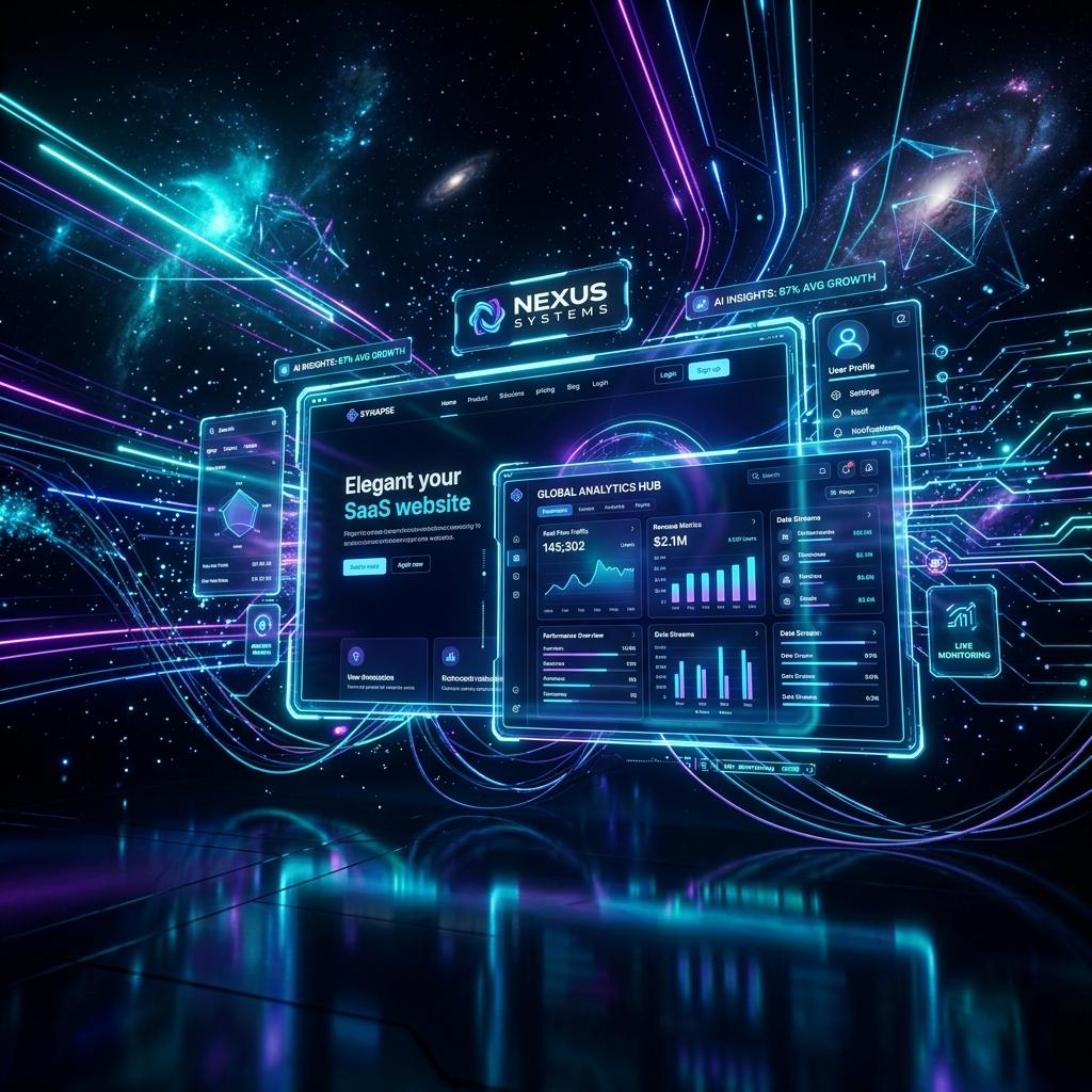 Landing Page 3D Showcase
